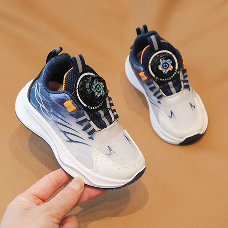 Kleinkind Sport Frühjahr Neue Junge Basketball Rotierenden Schnalle Kinder Cutefeet Mode Mädchen Licht Lauf Trainer Schuhe Größen 21_voghion.com