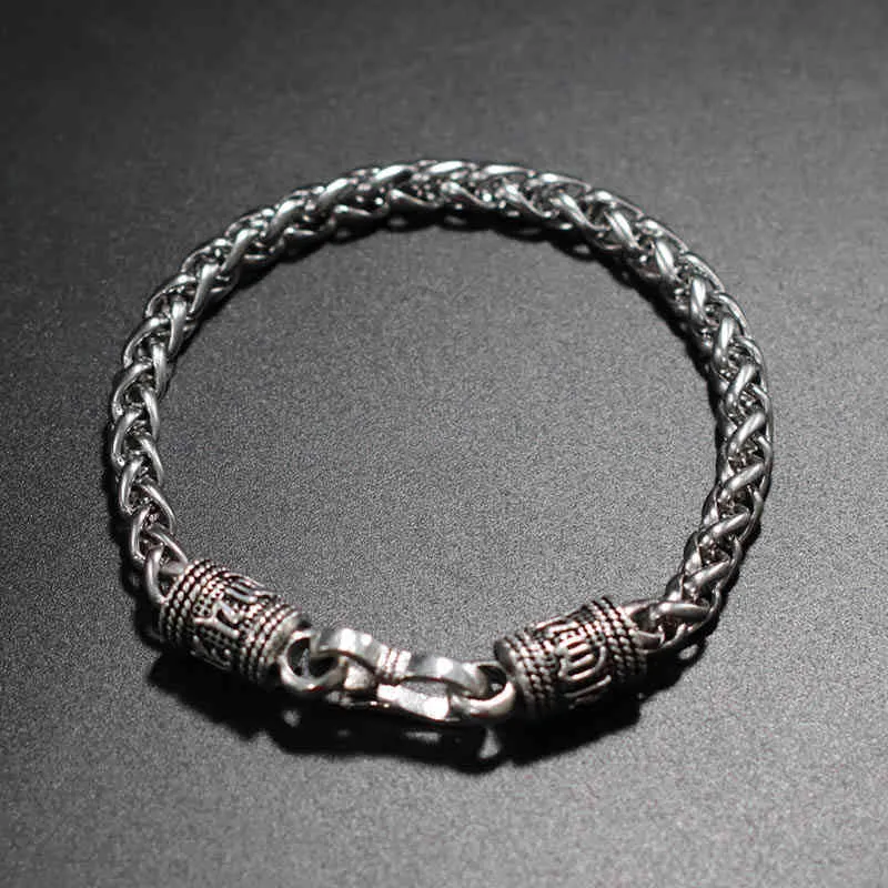 Dodaci Muškarci Keel narukvica Punk Easy Hook K Braclets Muška moda Zmaj Oblik Lotus Buddha Braslet Hip Hop lanac_voghion.com