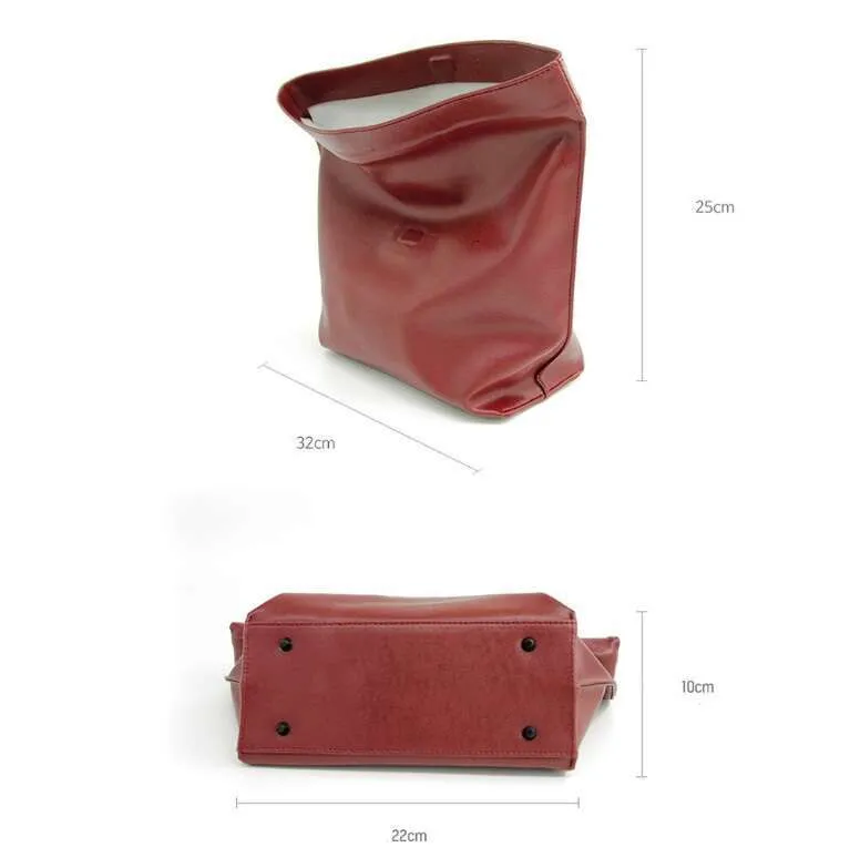 Vintage Clutch Bag For Women Soft Pu Leather Envelope Evening Bag_voghion.com
