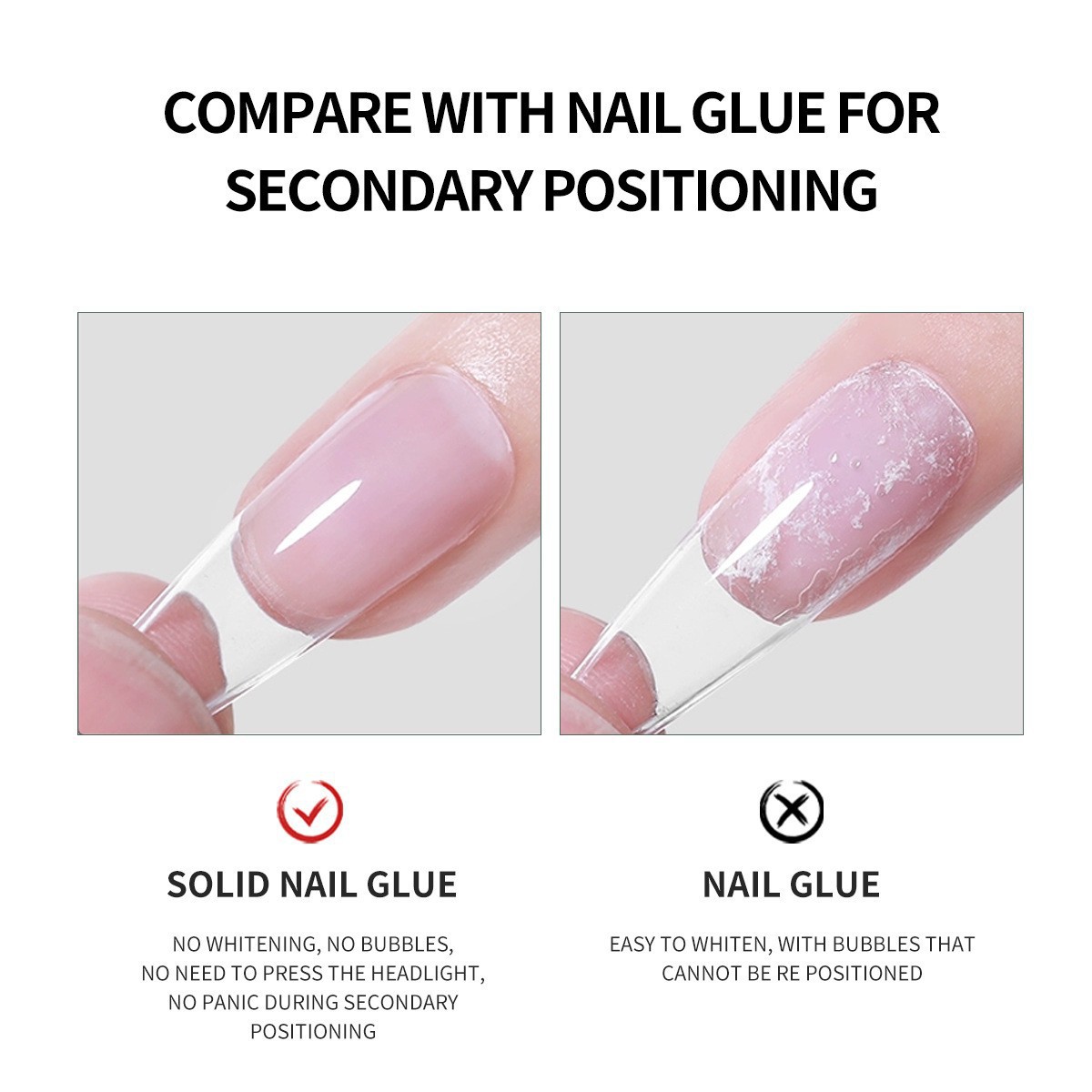 Sets & Kits Solid Patch Glue Nail Piece Adhesive New Phototherapy Canned Nail Patch Gel Does Not Hurt The Nail_voghion.com