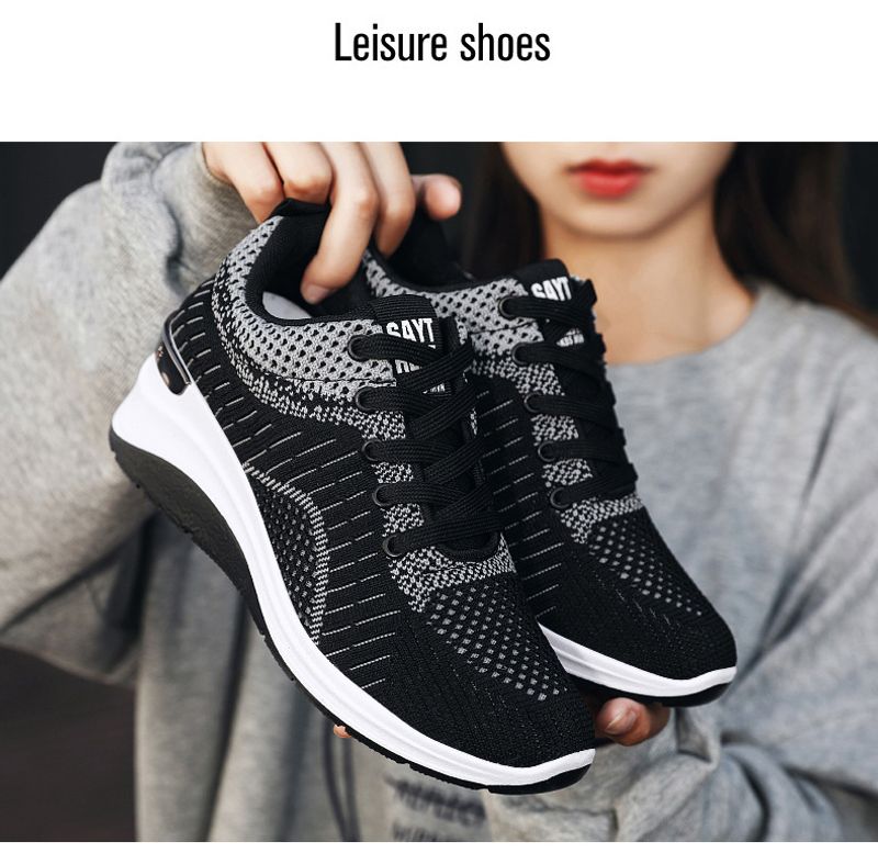 Women's Inner Height Increasing Sports Shoes For Daily Comfort_voghion.com