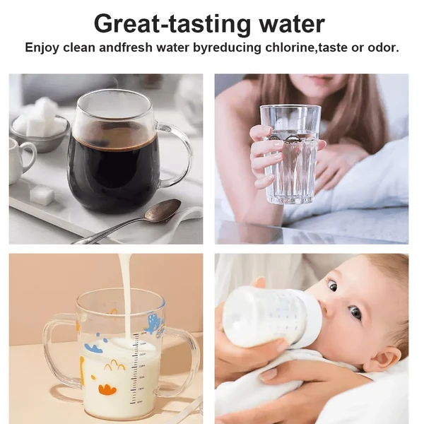 Portable Water Filter Pitcher With Timer Display, 3.6L Capacity_voghion.com