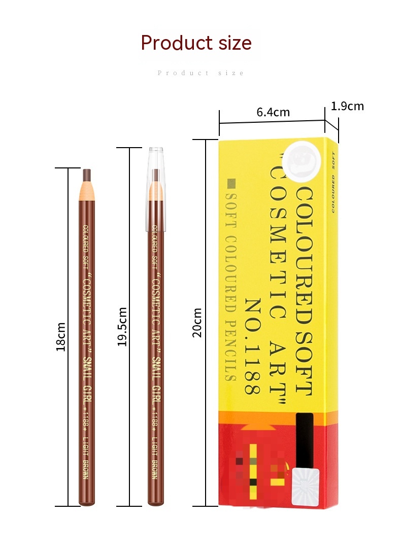 1188 Makeup Artit 'Soft Core Filo di tenuta in acciaio Filo automatico Laer Contraffazione e penna per sopracciglia anti-sudore Bellezza_voghion.com