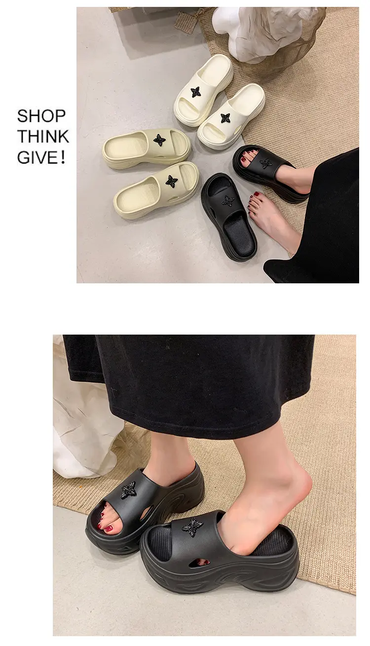 Summer Women's Platform Slippers Beach Sandals Soft Sole_voghion.com