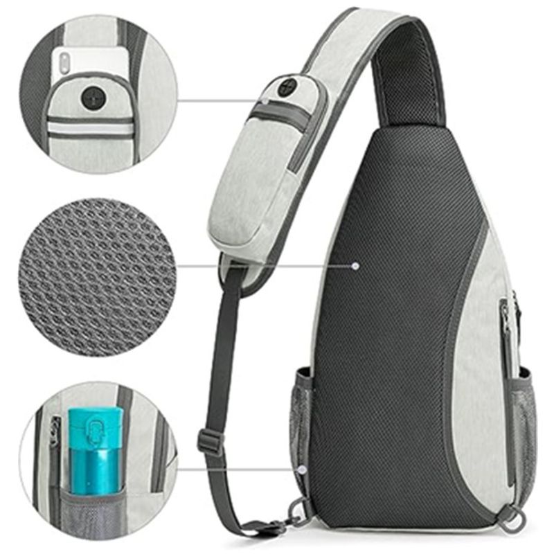 Großhandel neue Crossbody Outdoor Wandern Brusttasche multifunktionale Reisetasche geschirmt Sling Rucksack_voghion.com