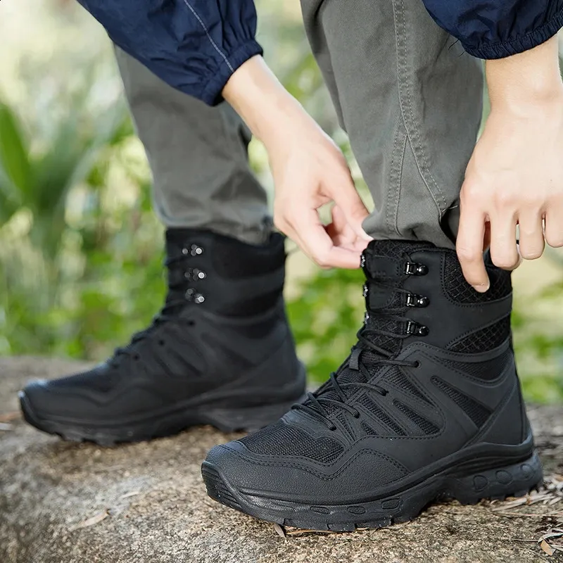 Tactical Hiking Boots For Men Waterproof Camouflage Safety Shoes_voghion.com
