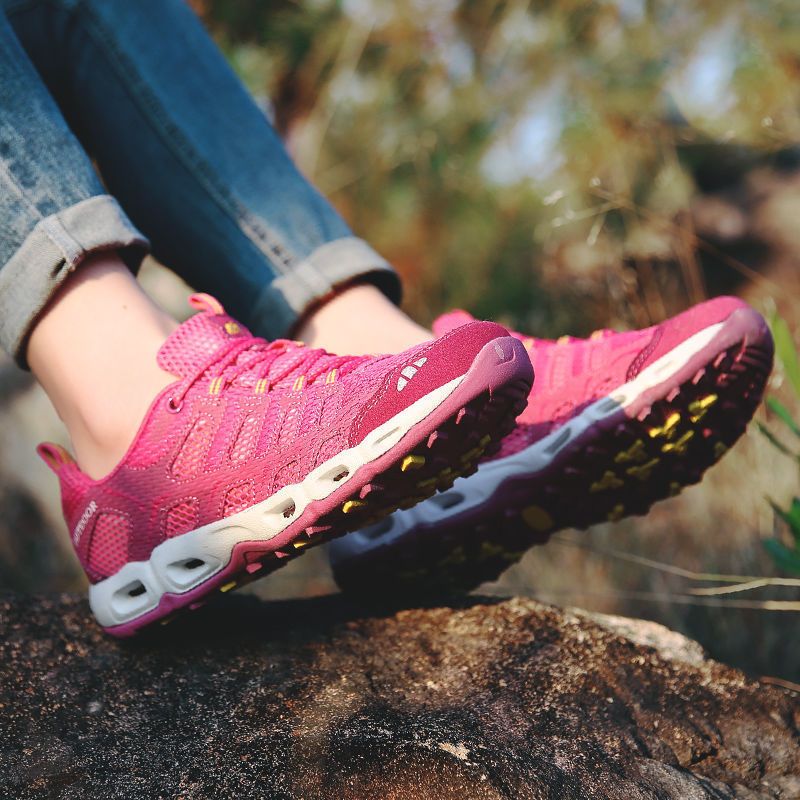 Sommer schnell trocknend männer und frauen atmungsaktive leder outdoor nicht-slip wandern schuhe_voghion.com