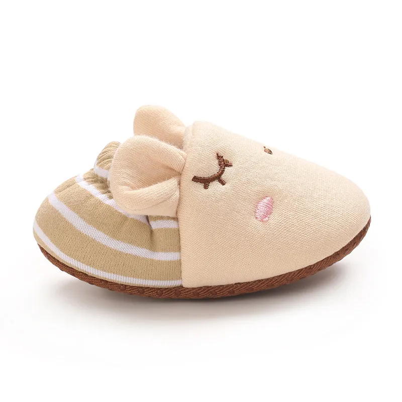 Infant Cartoon Tiere Muster Neugeborenen Socken Littlesprouts Wenig Kleinkind Nicht-slip Krippe Erste Wanderer Winter Baby_voghion.com