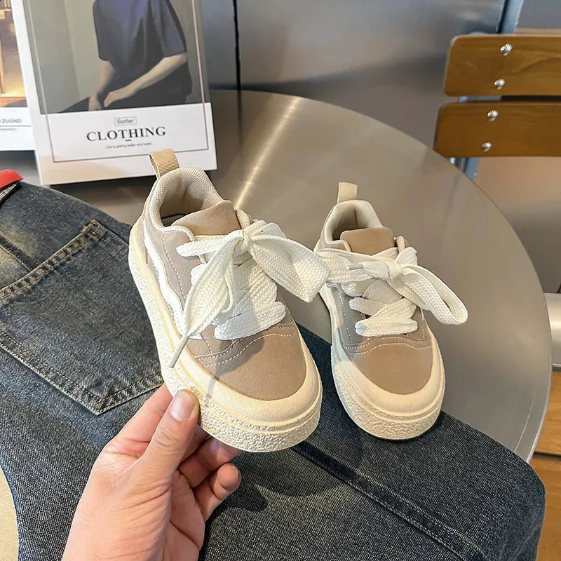 Childrens round toes comfortable and fashionable anti slip sports childrens soft soled casual edition shoes 240912_voghion.com
