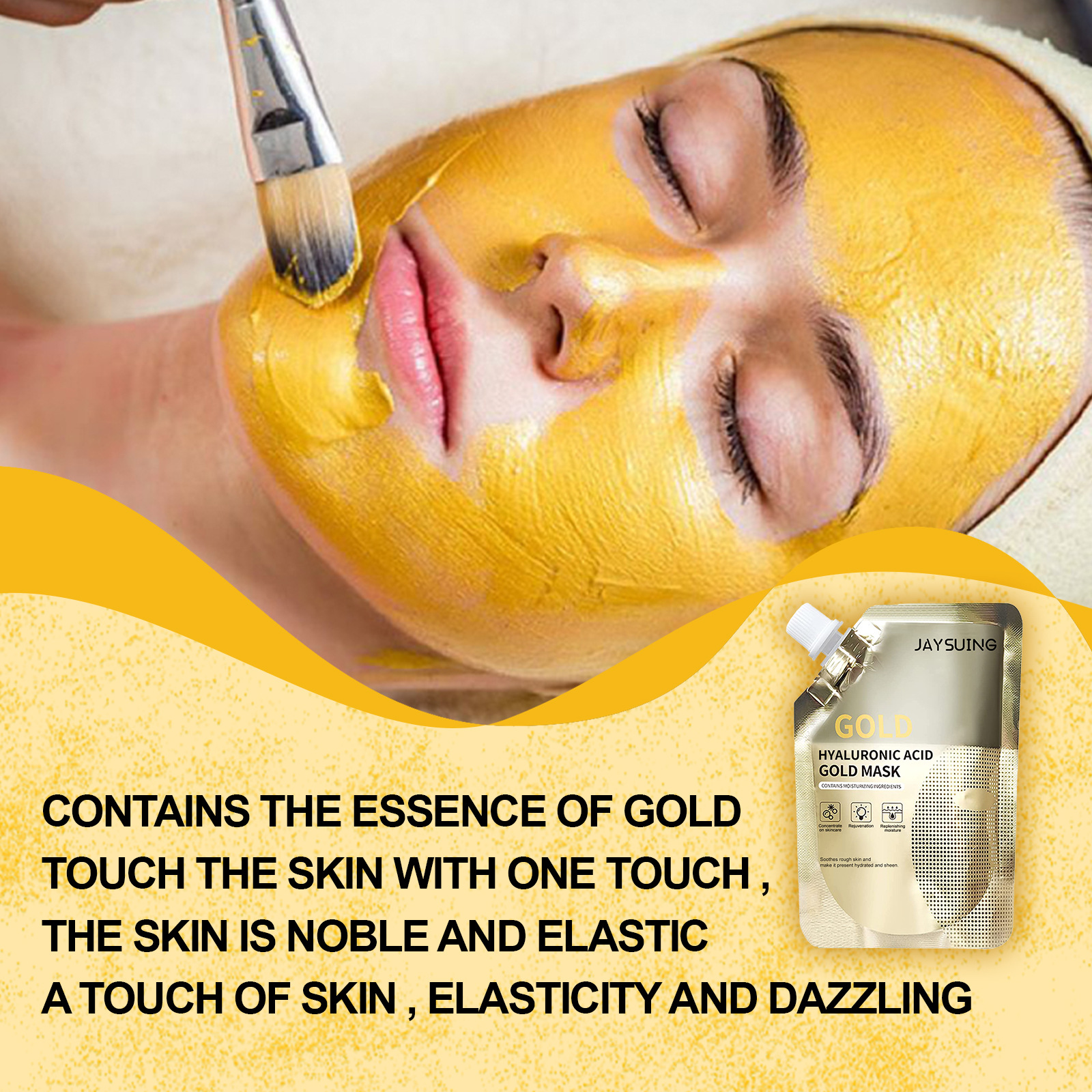 La mascarilla facial con retinol de Jayswing limpia profundamente los poros, reduce las líneas finas, tensa la piel y la hidrata._voghion.com