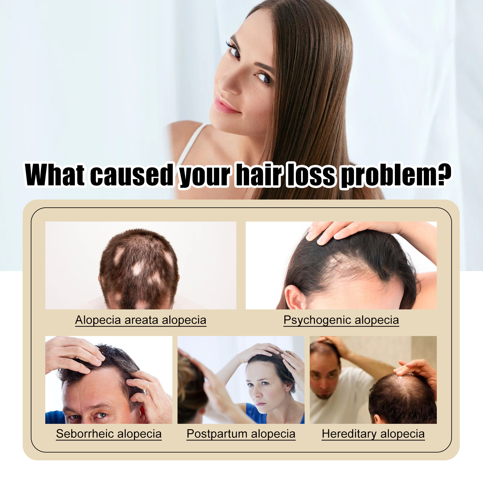 OUHOE Dense Hair taastab kuivad ja pehmed juuksed, peanaha massaažihooldus, tihedate juuste essents_voghion.com