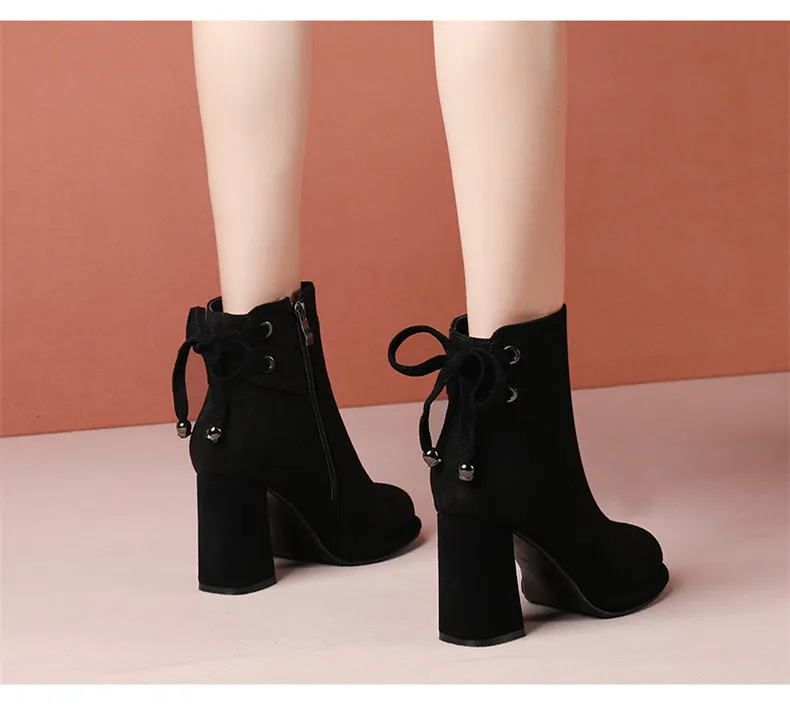 Women's Boots Autumn Winter Fleece Fashionable Wear Minimalist style Comfortable Triple Camel Free shipping size_voghion.com