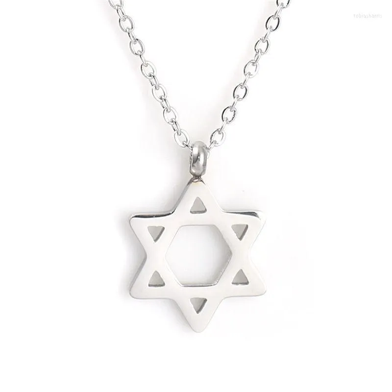 Collane con ciondolo Moda Collana in acciaio inossidabile Elefante Albero Simbolo dell'amore Pentagramma Stella Donne Gioielli per le feste Regalo_voghion.com