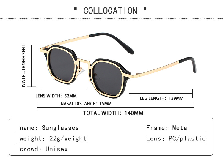 Occhiali da sole da uomo, occhiali da sole retrò con montatura piccola, occhiali da sole alla moda, occhiali da guida, occhiali da sole da uomo, eleganti, anti-ultravioletti_voghion.com