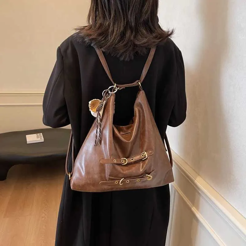 Damen Casual Schulter Multifunktionale Praktische Große Kapazität Damen Handtasche Reißverschluss Einkaufs Umhängetasche Y241216_voghion.com