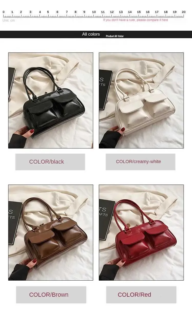 Dames satchel handtas van lakleer designer schoudertas rood_voghion.com