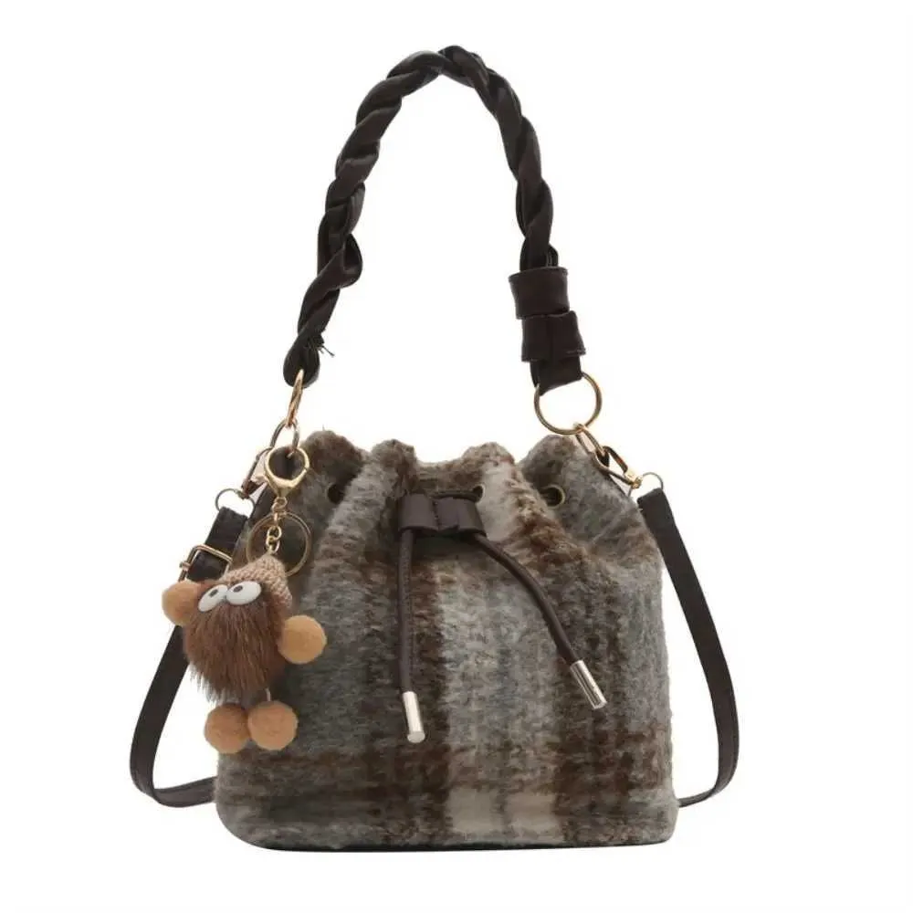 Fashionable Women's Retro Bucket Bag Shoulder Crossbody Handbag_voghion.com