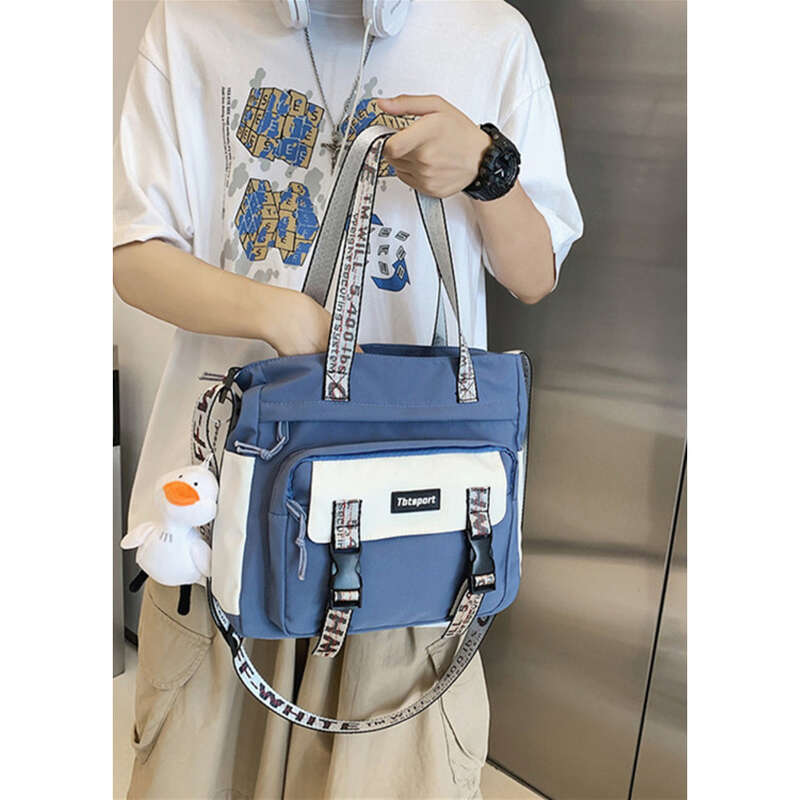 Borsa a tracolla grande in tela da uomo, Tide Brand, nuova borsa a tracolla, grande capacità_voghion.com