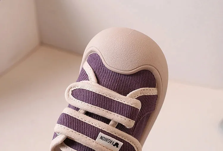 2024 New Kids Canvas for Girls Boys Soft Sole School Sneakers Child Toddler Casual Sports Shoes Baby Walkers 240912_desvips.com