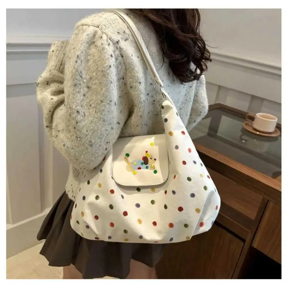 Borsa a tracolla con cartone animato carino Zaino per studenti in nylon di grande capacità Zaino multifunzionale Semplicità Monospalla RegaloC241214_voghion.com