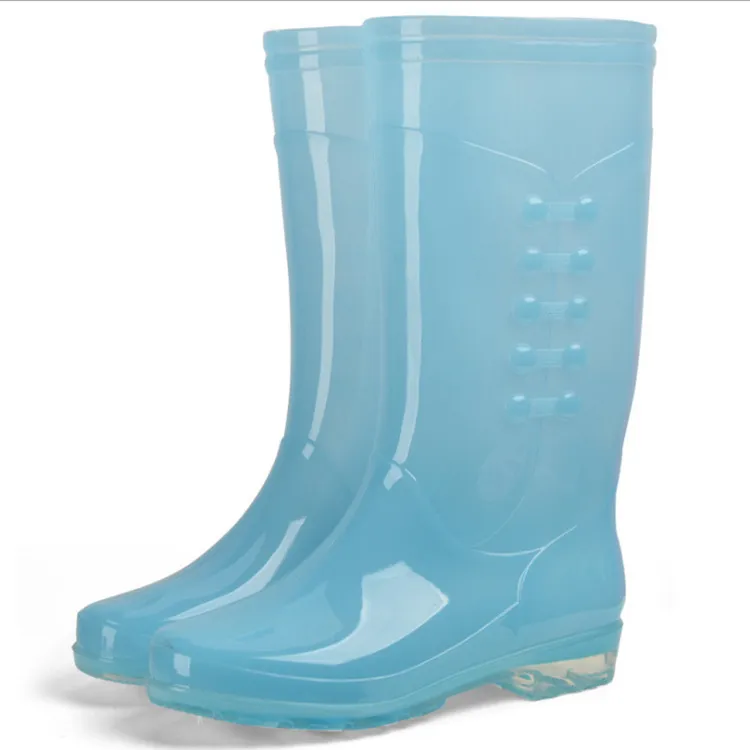 Women's Mid Calf Rain Boots Outdoor Work Rubber Booties Short Waterproof Garden Women Anti-slip Water Shoes_voghion.com