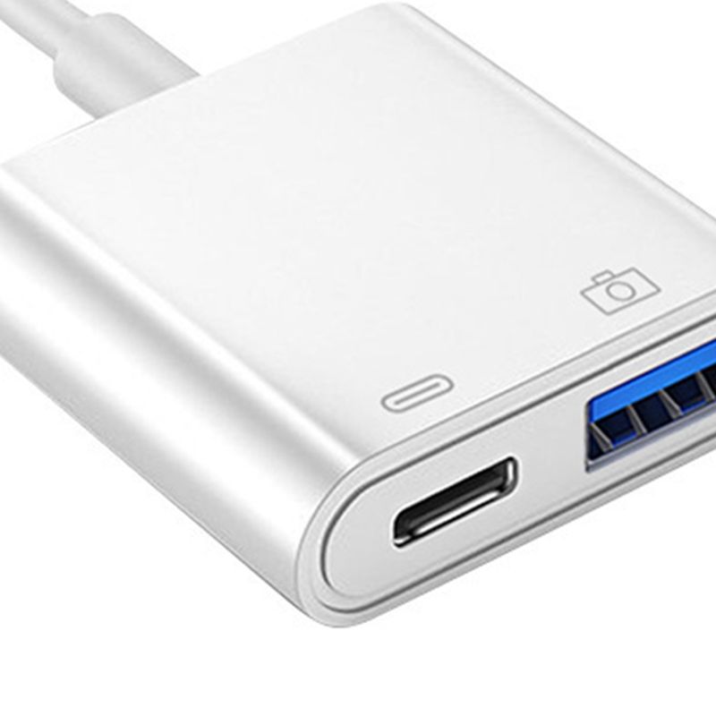 Xinweiqing cu port de încărcare, cititor de carduri, adaptor multifuncțional de tip C mascul la USB feminin, plug and play, 500mA_voghion.com