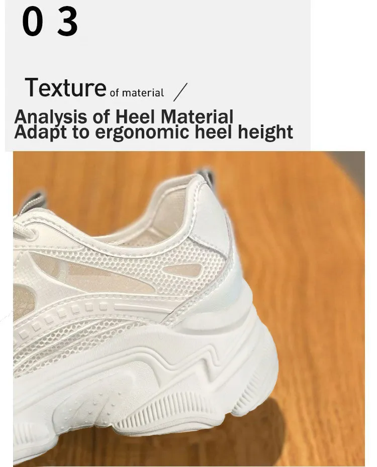 Breathable Women's Running Shoes Lightweight Mesh Sports Trainers_voghion.com