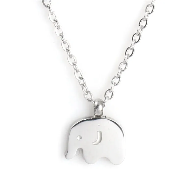 Collane con ciondolo Moda Collana in acciaio inossidabile Elefante Albero Simbolo dell'amore Pentagramma Stella Donne Gioielli per le feste Regalo_voghion.com