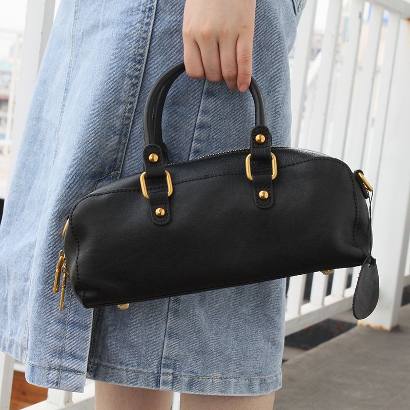 Handtasche Damen Casual Trend Damentasche Umhängetasche Foreign Style Boston Bag_voghion.com