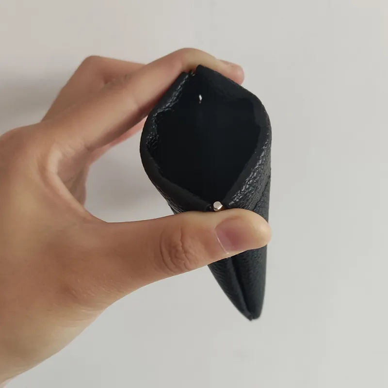 1 ADET Pu Deri Madeni Para Kesesi Mini Kısa Cüzdan Çanta Anahtar Kulaklık Kart Tutucu Hediye Cüzdanlar Kadınlar ve Erkekler İçin_voghion.com