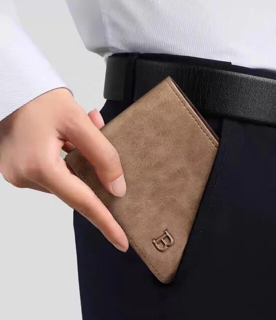 2023 Neue Herren-Geldbörsen in Braun und Schwarz, kleine Geldbörsen, neues Design, Dollarpreis, Top-Männer-Geldbörse mit Münzbeutel, Reißverschluss-Geldbörse_voghion.com