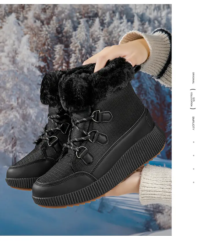 CMY 39-44 Neue High-Top-Baumwollschuhe für Damen Outdoor-Baumwollschuhe Schneestiefel Plateau-Baumwollschuhe_voghion.com
