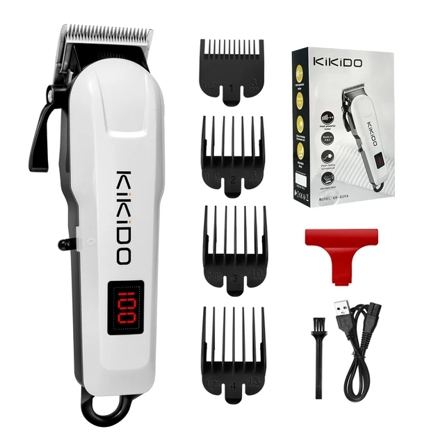 Cortapelo eléctrico profesional barbero inalámbrico con lcd_voghion.com