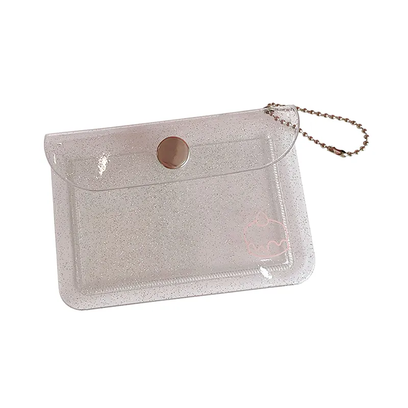 Damska torebka damska Mini Hasp Solid Holder Coin Short Wallet Slim Small Wallet Album Keychain Card Storage Bag_voghion.com