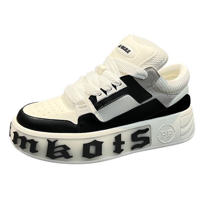 Personalized Fashion Comfortable Casual Campus Student Thick Soles Increase Board Shoes Male_voghion.com