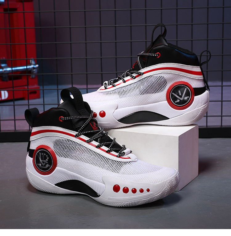 Scarpe da basket Nuove scarpe da ginnastica bianche traspiranti per studenti Stivali da battaglia reali_voghion.com