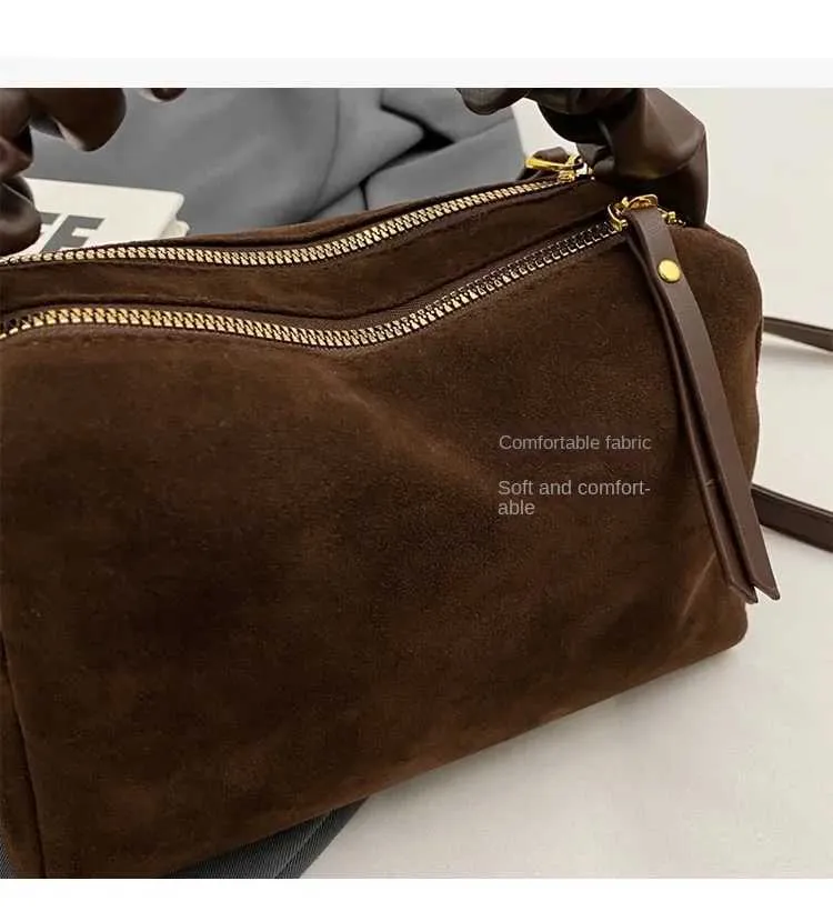 Modieuze schoudertas en crossbody tas met plooi voor dames_voghion.com