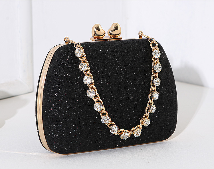 Women's Evening Bag Embellished Square Clutch For Socialite Events_voghion.com