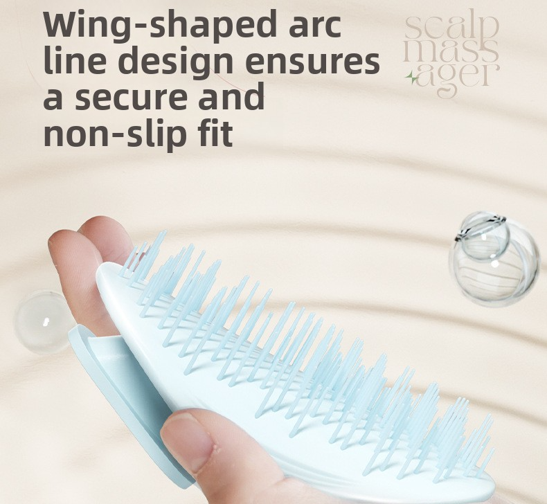 Shampooborstel voor hoofdhuidmassage voor vrouwen - Haarwasapparaat voor thuisgebruik voor diepe reiniging en verzorging onder de douche_voghion.com