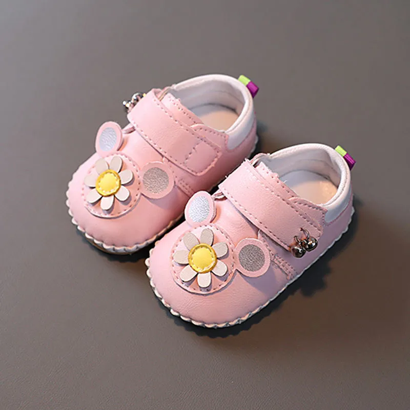 Baby Toddler 2025 Primavera Morbida Pelle Antiscivolo Casual Ballerine Cutefeet Infant Girls Dress Principessa Primi Camminatori Carino wer_voghion.com