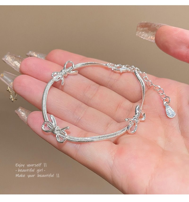 Schlaangeknach Kette Bracelet Fraen Liicht Nisch Einfach High End Sënn Dee selwechte Stil vun Internet Promi Bijouen_voghion.com