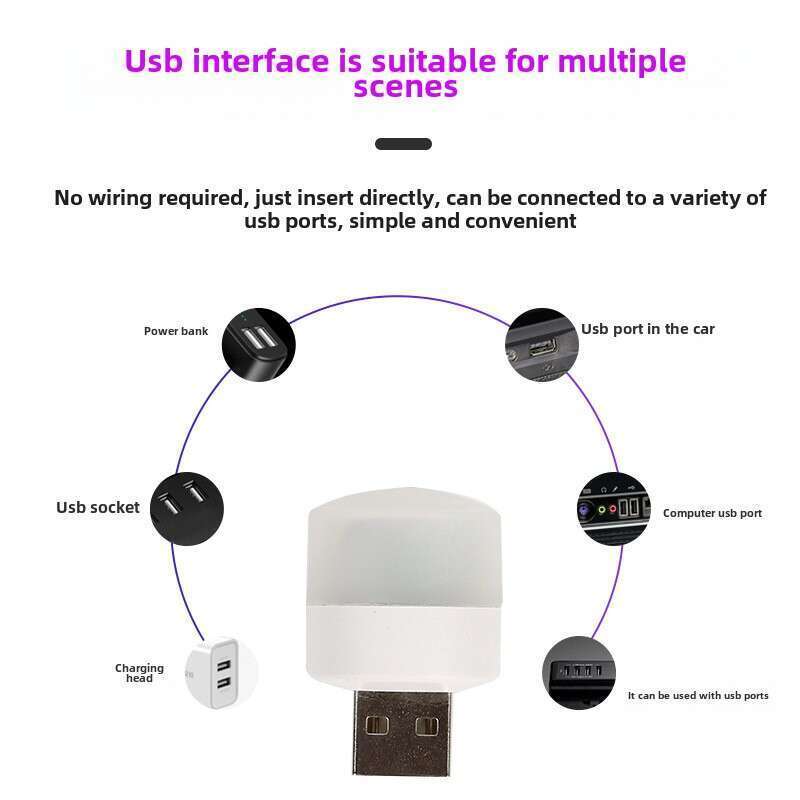 Bil USB Gradient Syvfarget Stemmekontroll Multimodus Musikkrytme For Å Forbedre Atmosfæren Berøringslys_voghion.com