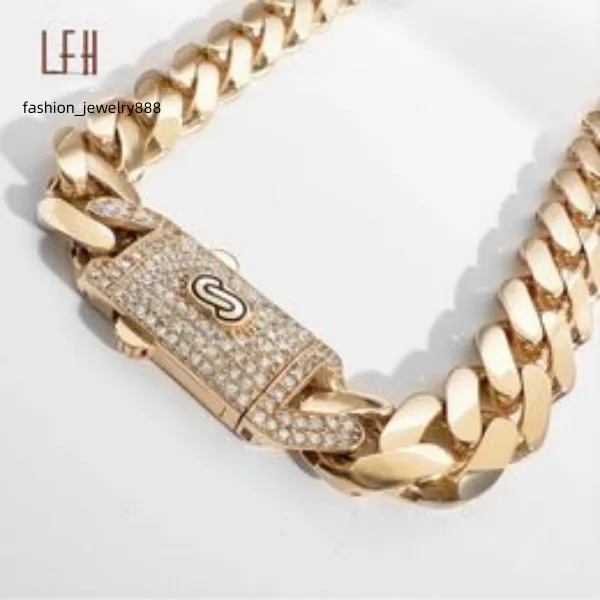 Anello choke oro Collana guban cubana personalizzata Miami Collana in vero oro da 8,75 mm_voghion.com