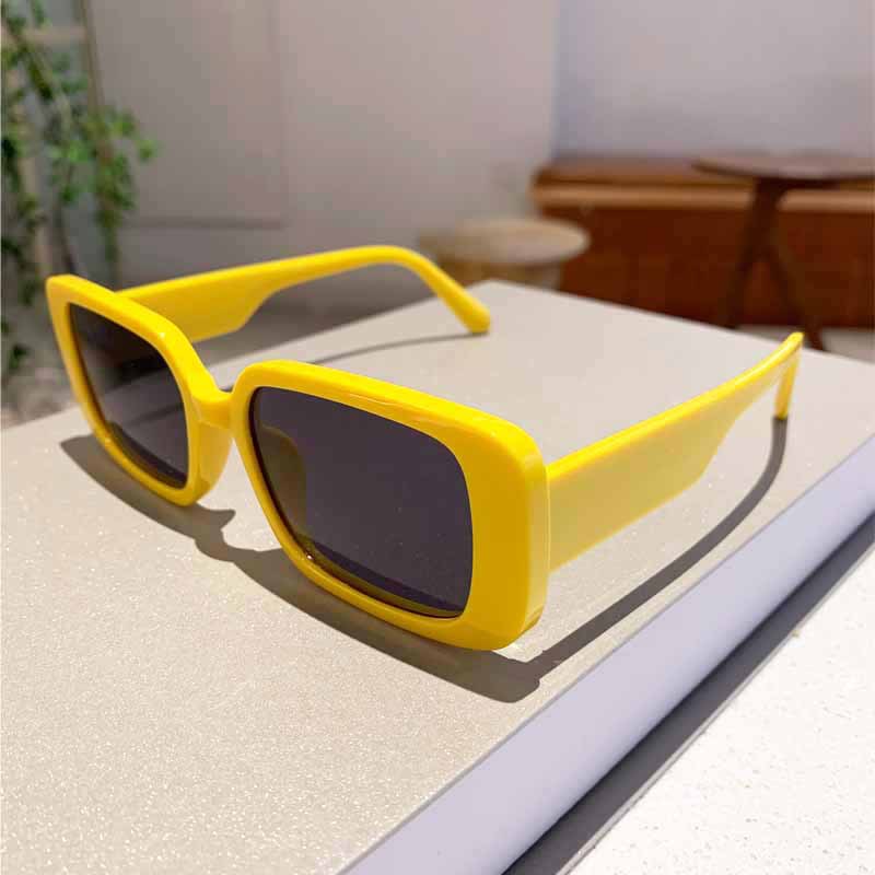 Trendy Square Men's Sunglasses Korean Style Lightweight Sun Protection_voghion.com