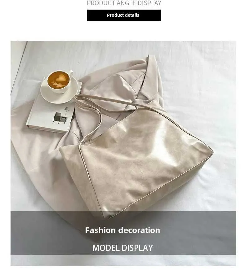 Mode Handtasche lässig Schulter 2023 Sommer Neue Tasche Frauen retro Trend Große Kapazität FemaleC241128_voghion.com