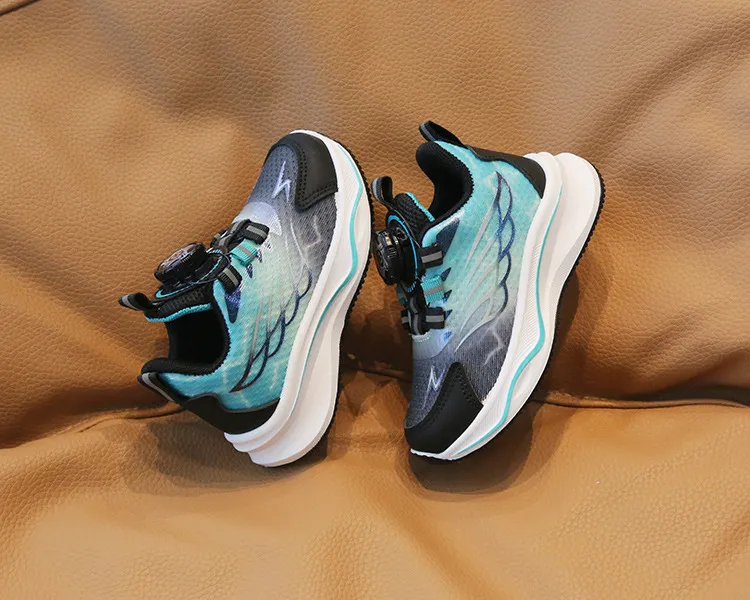 Kleinkind Sport Frühjahr Neue Junge Basketball Rotierenden Schnalle Kinder Cutefeet Mode Mädchen Licht Lauf Trainer Schuhe Größen 21_voghion.com