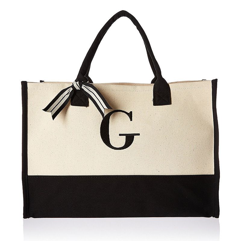 Einkaufstasche Große Damen einzelne Schulter Canvas Mode Brief große Kapazität Tote Tasche_voghion.com