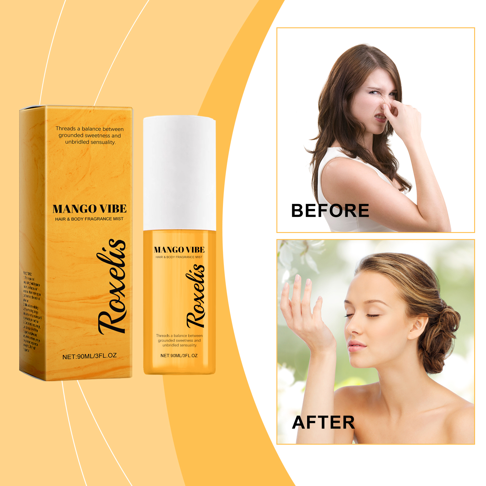Roxelis Juicy Mango Eau De Toilette Spray Für Körper Und Haut_voghion.com