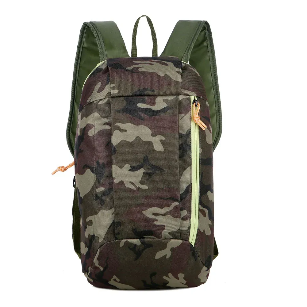 Outdoor Sports Lightweight Camouflage Backpack Travel Bag Zipper Adjustable Belt Camping Mountaineering Men Ladie_voghion.com