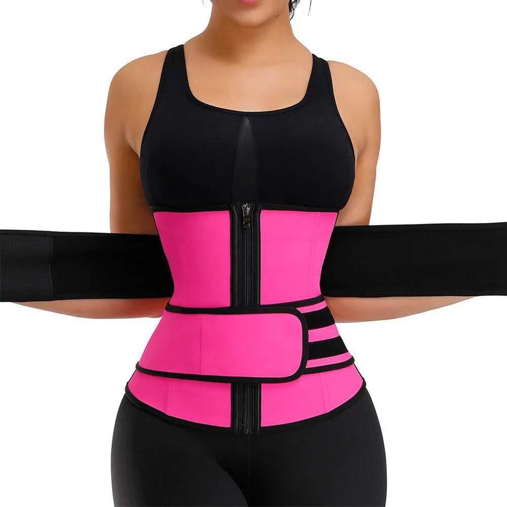 Women’s Zipper Belly Belt Neoprene Body Shaper New Sweat Belt Body Shaping Sports Belt